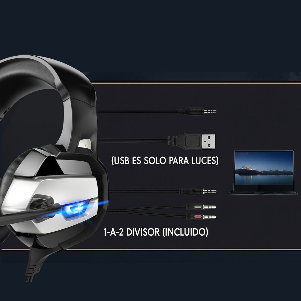 Audifonos Gamer Dgx Killmonger Multiplataformas image number 8.0