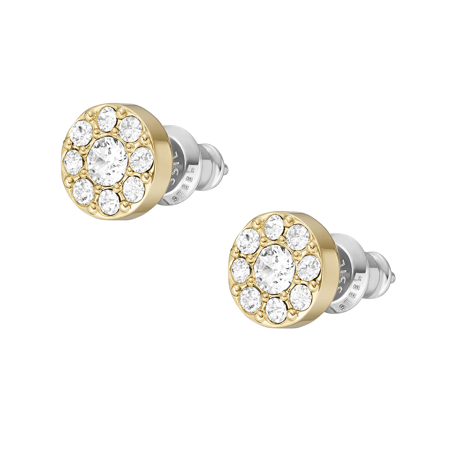 Aros Fossil Jf04375710 Dorado Mujer image number 2.0