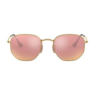 Lentes De Sol Hexagonal Rosegold Ray-ban