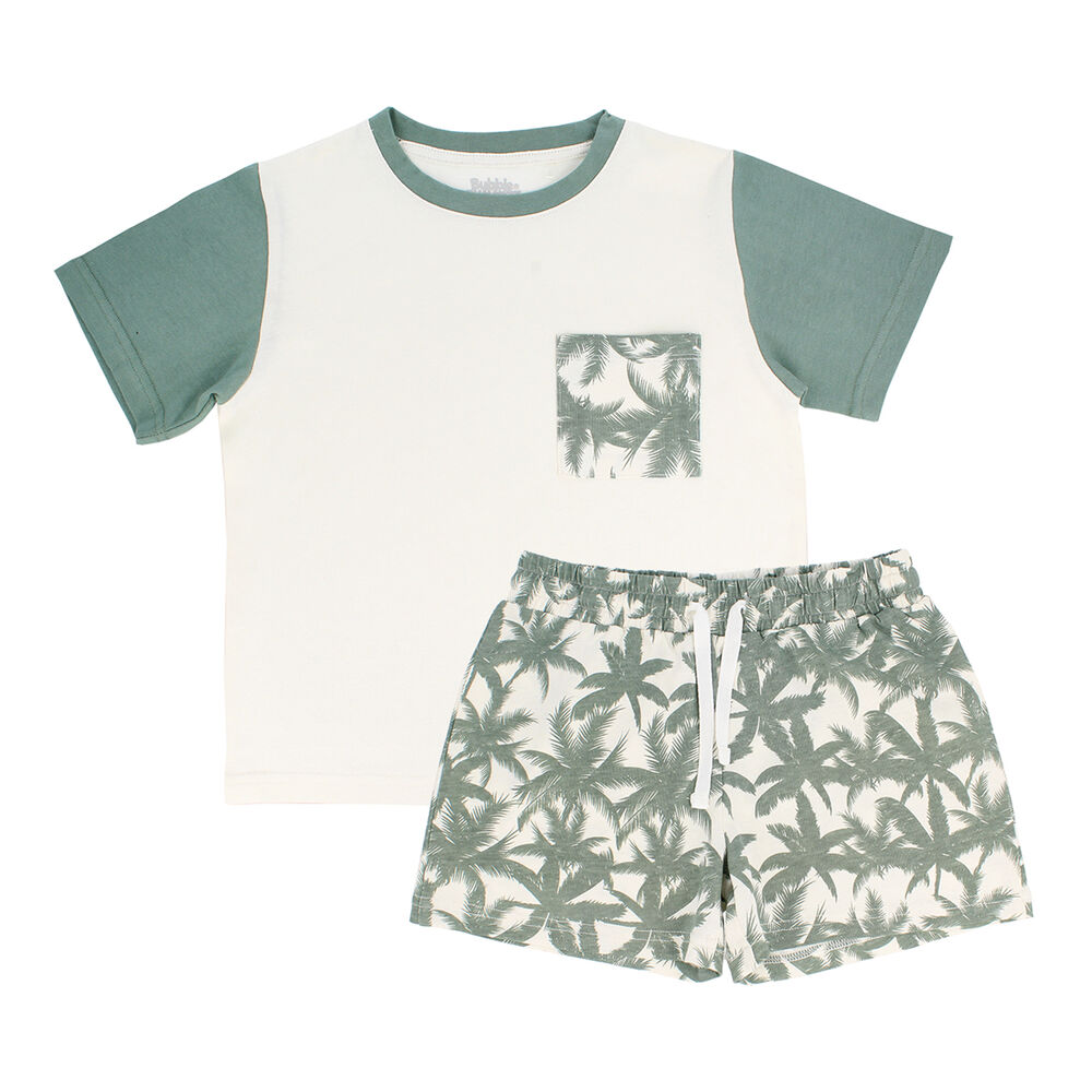 Pijama Niño Bubblegummers Beach Coral image number 0.0