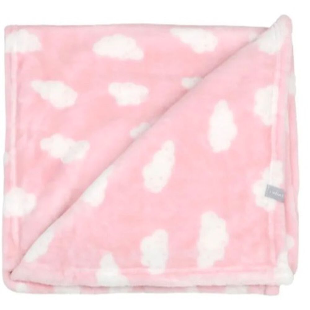 Pack Dos Mantas Fleece Polar Infanti Rosado/gris image number 3.0