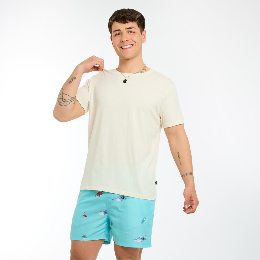 Polera Estampada Manga Corta Cuello Redondo Hombre Skuad image number 2.0