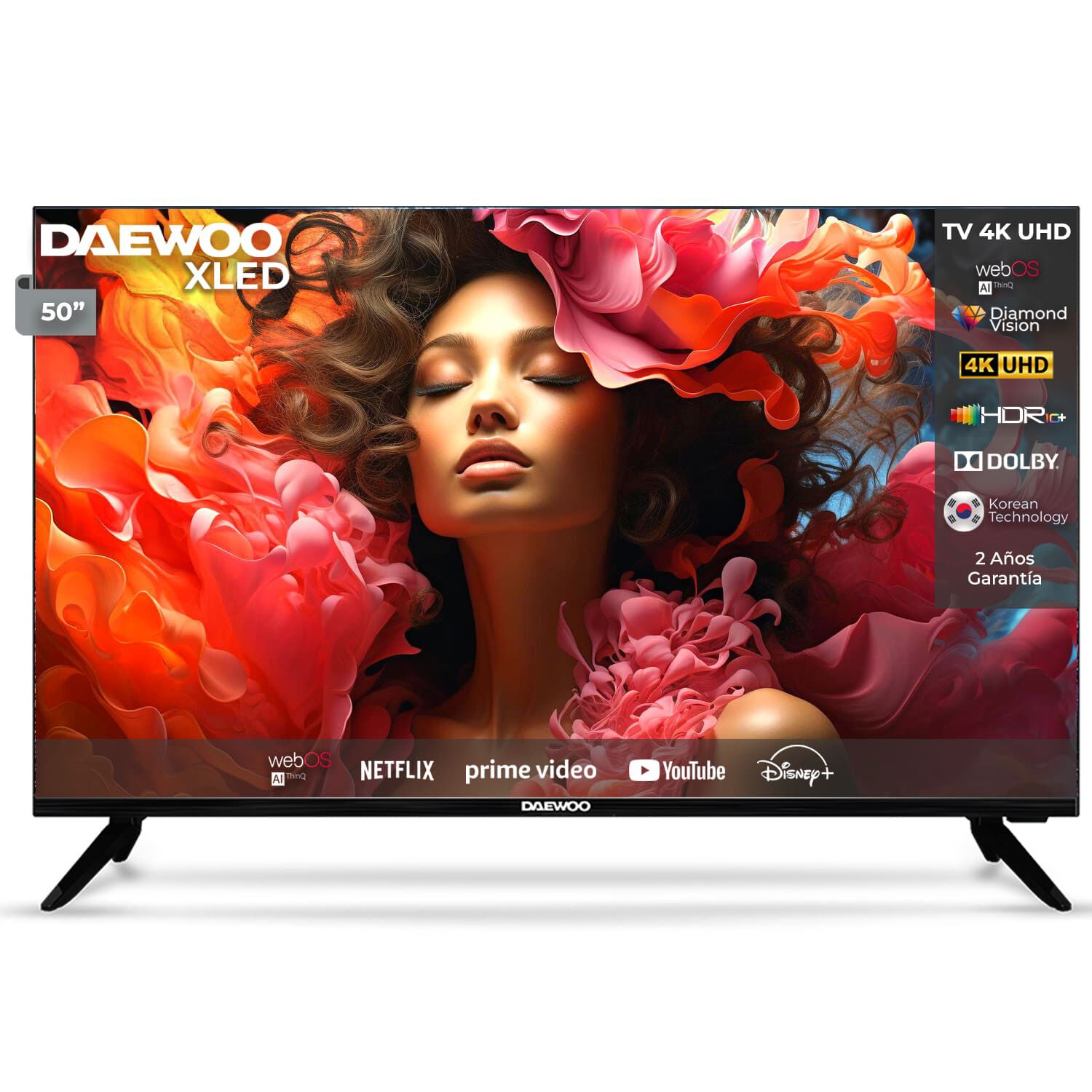 Smart Tv Daewoo Xled 50&Prime; 4k Uhd Webos Dolby Audio Con Magic Control | Da-ls50u1 image number 0.0