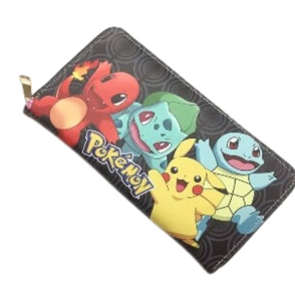 Billetera Mujer Equipo Pokemon- Pikachu Squirtle Charmander image number 0.0