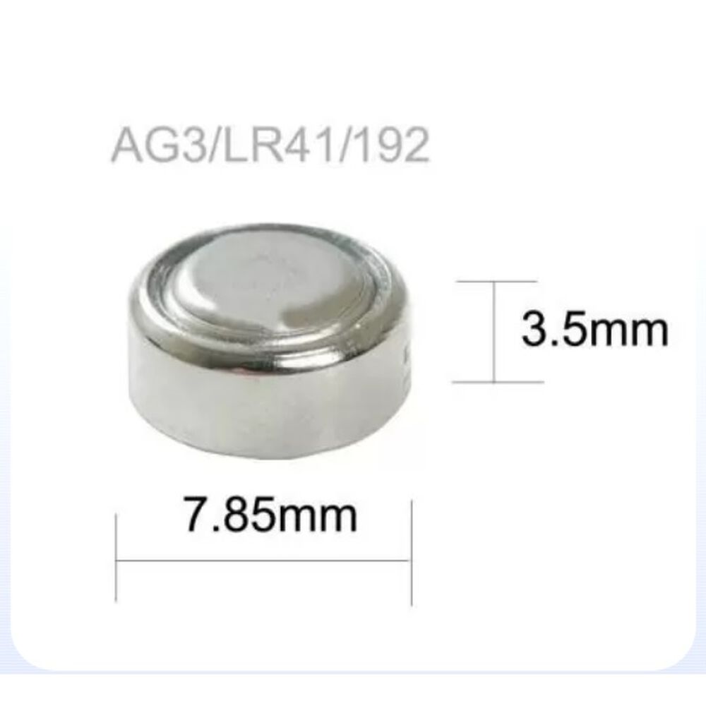 Pilas Para Reloj Calculadoras Boton U Otros Usos Lr41w Ag3 392a 1,5v Cx41 image number 3.0