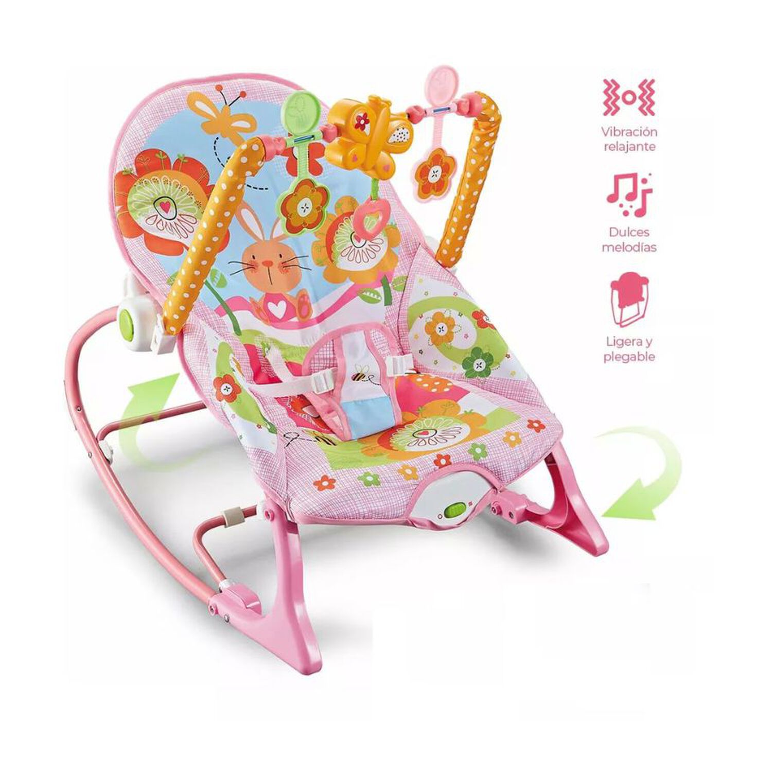 Silla Mecedora Musical Para Bebe 3 En 1 image number 4.0