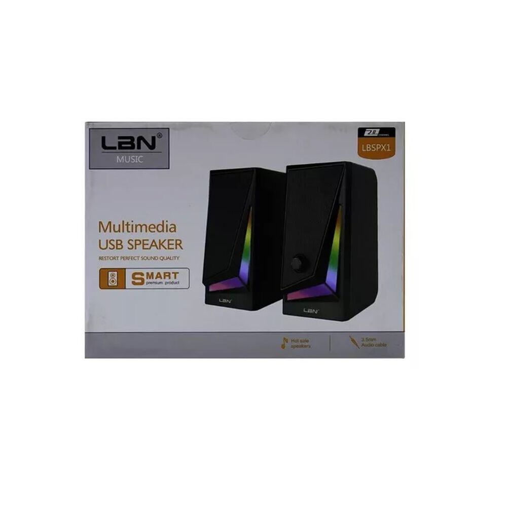 Parlante Para Pc 2.0 Multimedia Lbn Lbspx1 image number 1.0