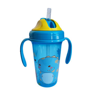 Botella Agua Entrenamiento Antiderrame Bombilla Para Niños