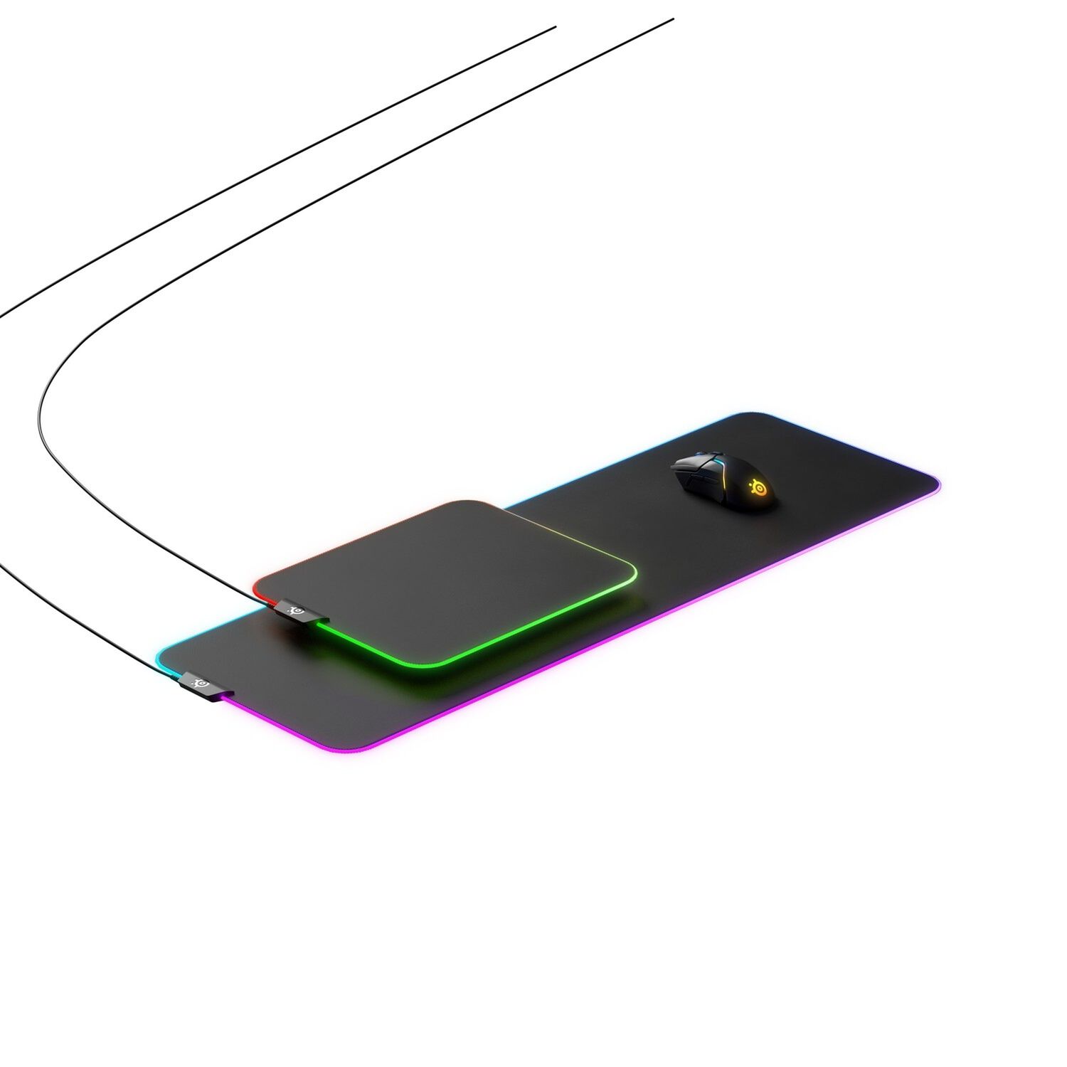Mousepad Gamer Steelseries Qck Prism Xl Rgb Negro image number 3.0