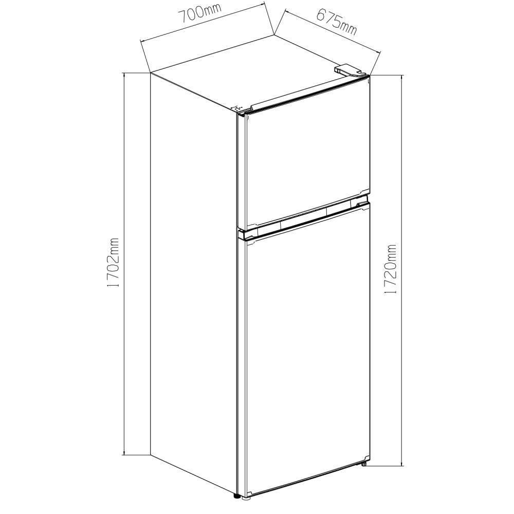 Refrigerador Top Freezer No Frost Hisense Rd-49wrd / 375 Litros / A+