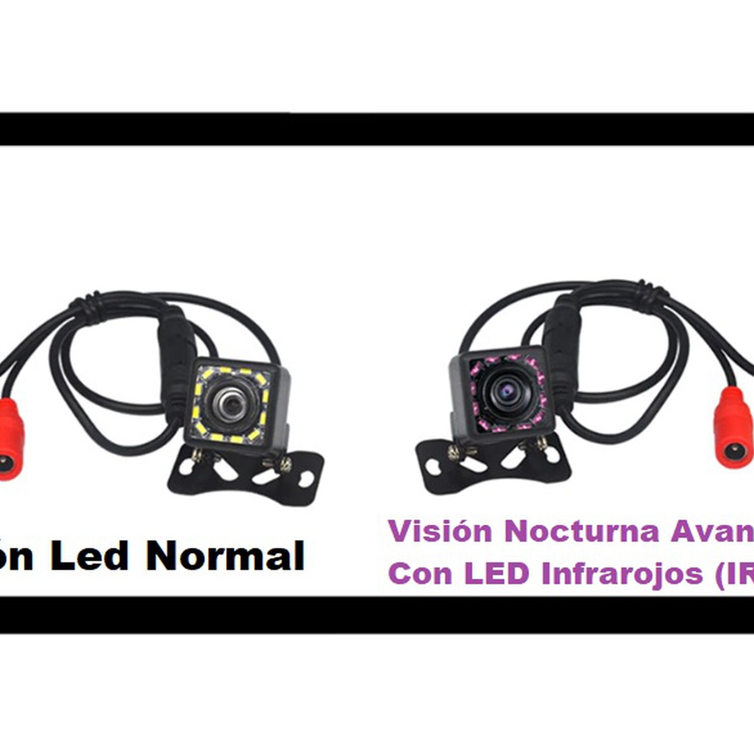 Camara Retroceso Trasera Para Auto 12 Led Nocturna Coche Full Hd Se Conecta A Radio Android image number 2.0