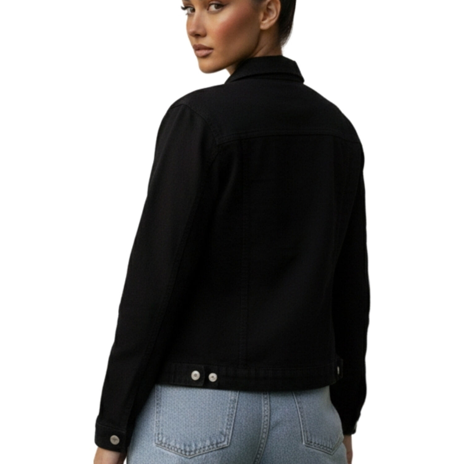 Chaqueta Mezclilla New Clasic Mujer image number 1.0