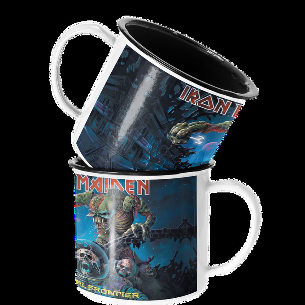 Taza Enlozada Lechera Iron Maiden The Final Frontier Rock image number 0.0