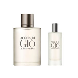 Giorgio Armani Acqua Di Gio Edt 100 Ml + Acqua Di Gio Edt 15 Ml Giorgio Armani Acqua Di Gio Edt 100 Ml + Acqua Di Gio Edt 15 Ml