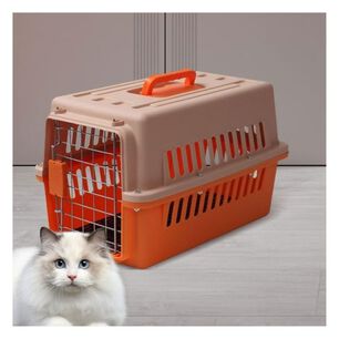 Caja Transportador Perro Canil Jaula Transporte Mascota Gato 48cm