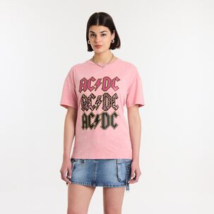 Polera Manga Corta Cuello Redondo Mujer Rolly Go Polera Manga Corta Cuello Redondo Mujer Rolly Go