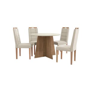 Juego De Comedor Yardas Capri / 4 Sillas