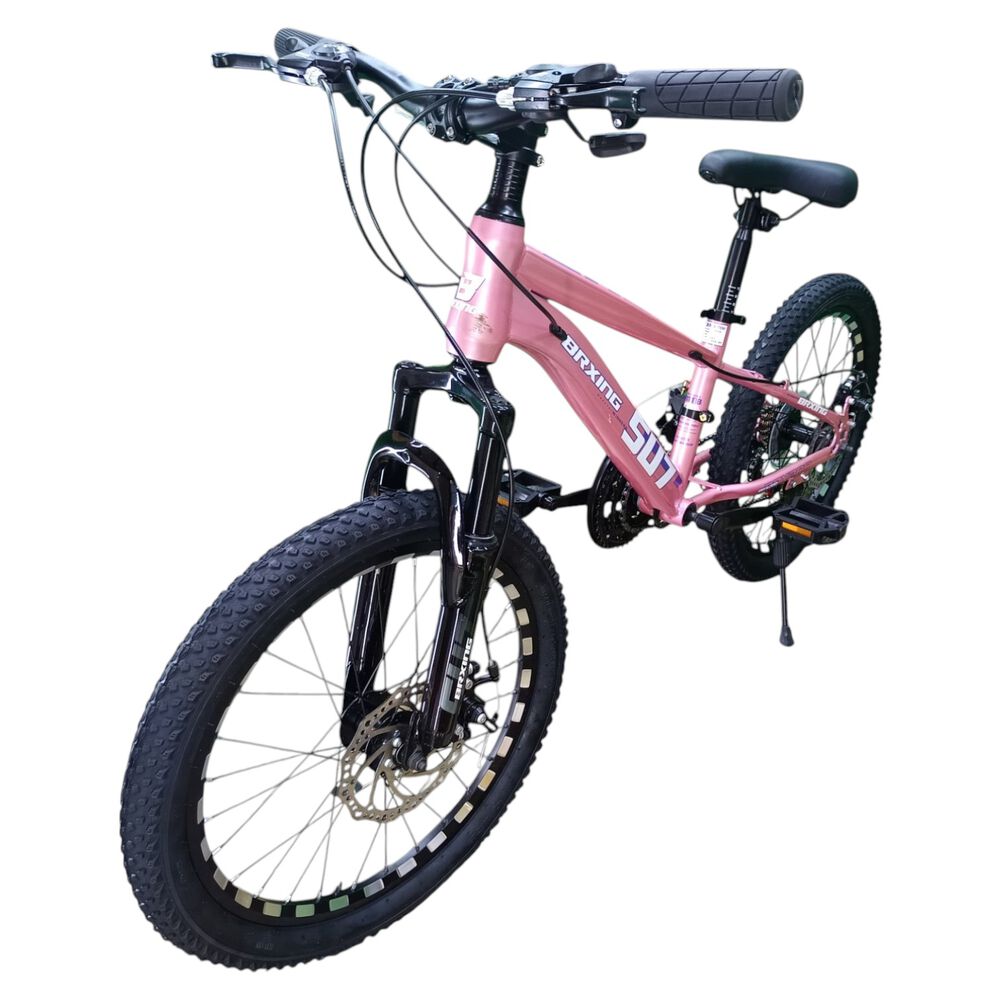Bicicleta Aro 20 Brxing Sv7 Rosado Con Freno Disco Y 21 Velocidades image number 2.0