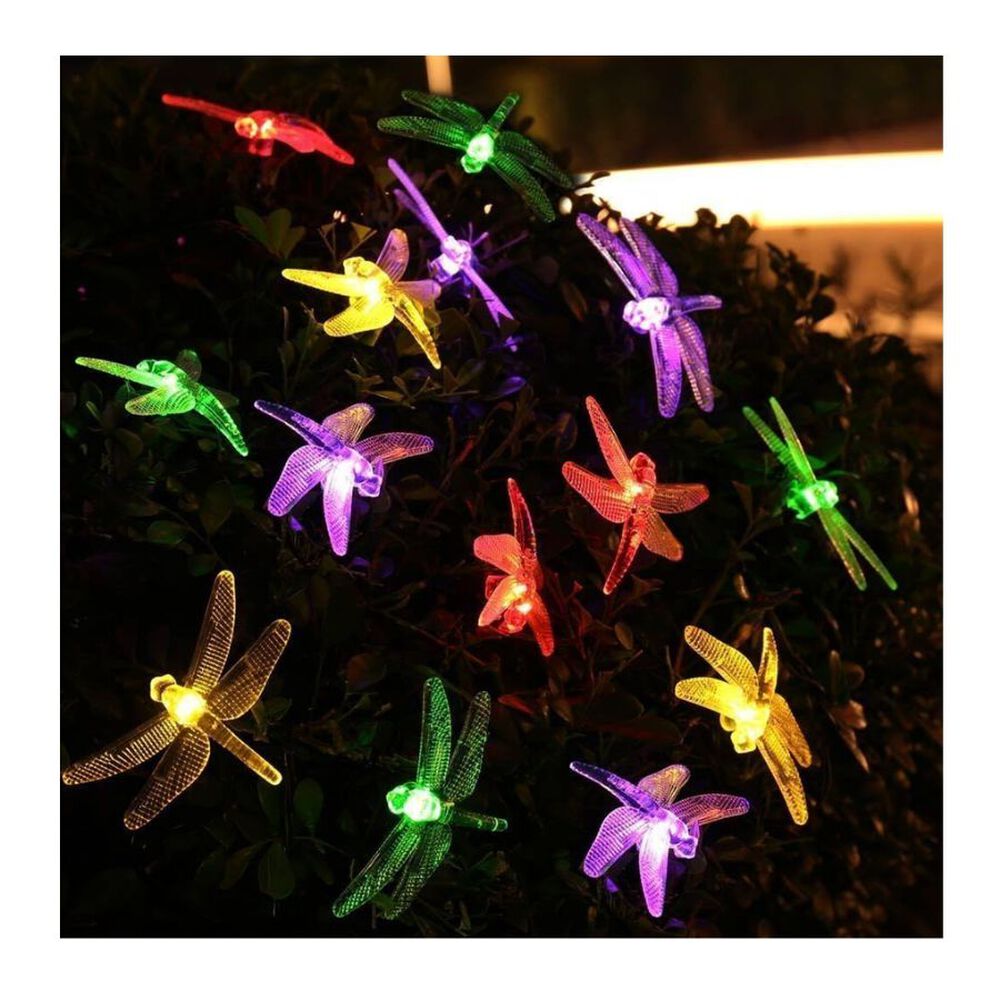 Guirnalda Luces Solares De Libelula 30 Luces Led image number 2.0
