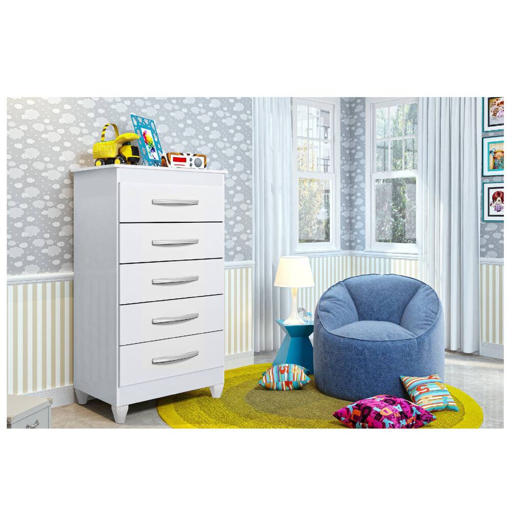 Comoda Esmeralda 5 Cajones Cuadraflex image number 3.0