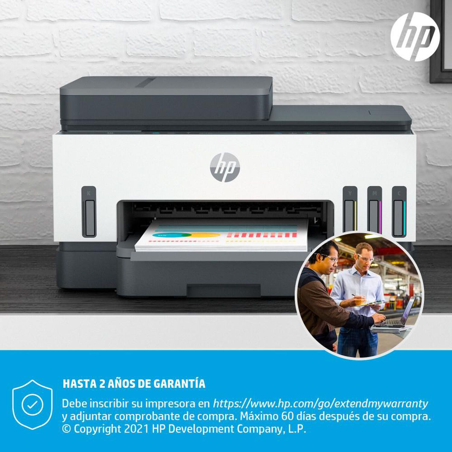Impresora Multifuncional HP Smart Tank 750 image number 9.0