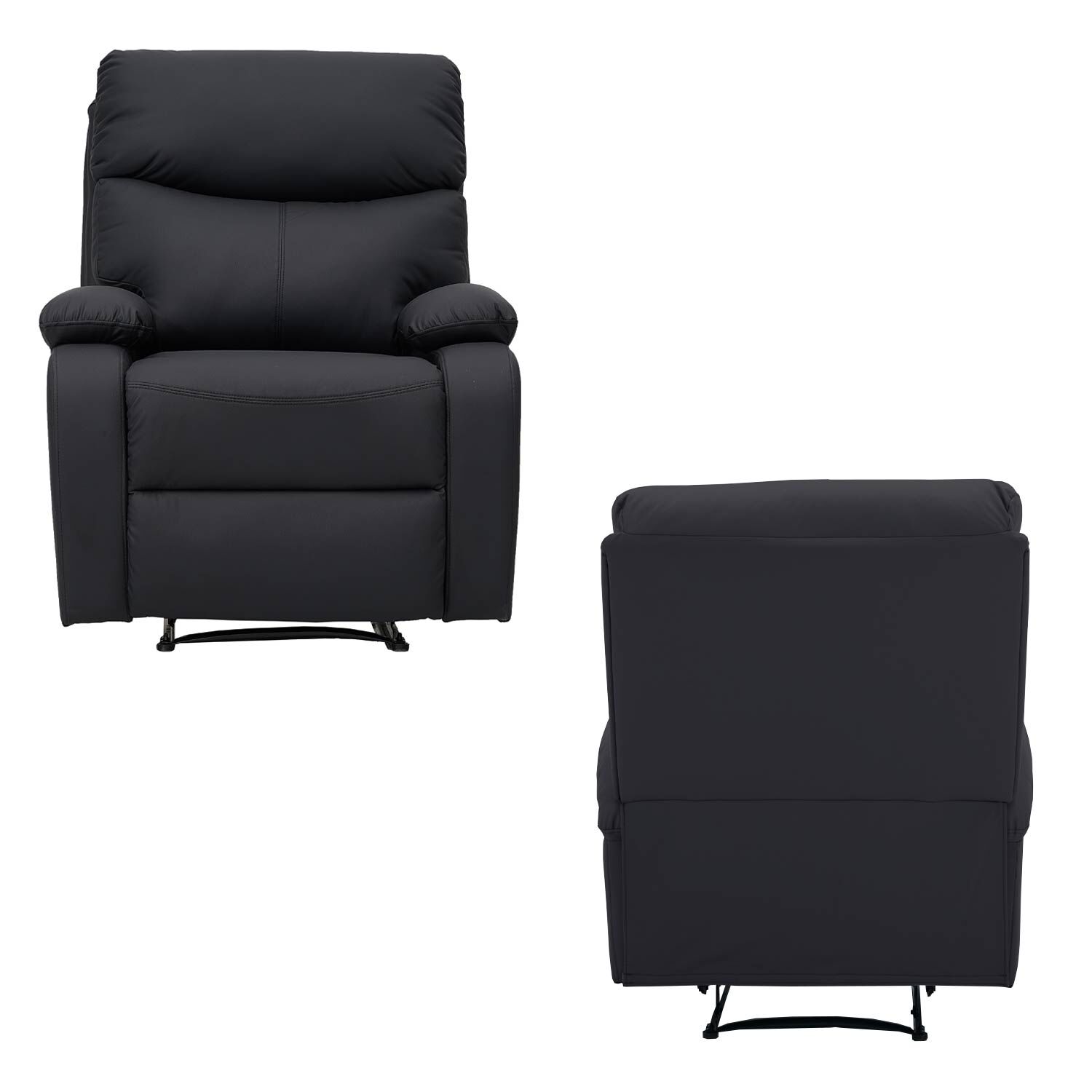 Berger Reclinable Milan Pu Negro image number 5.0