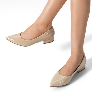 Zapato De Taco Puntiagudo Charol Mujer Weide Tfa319