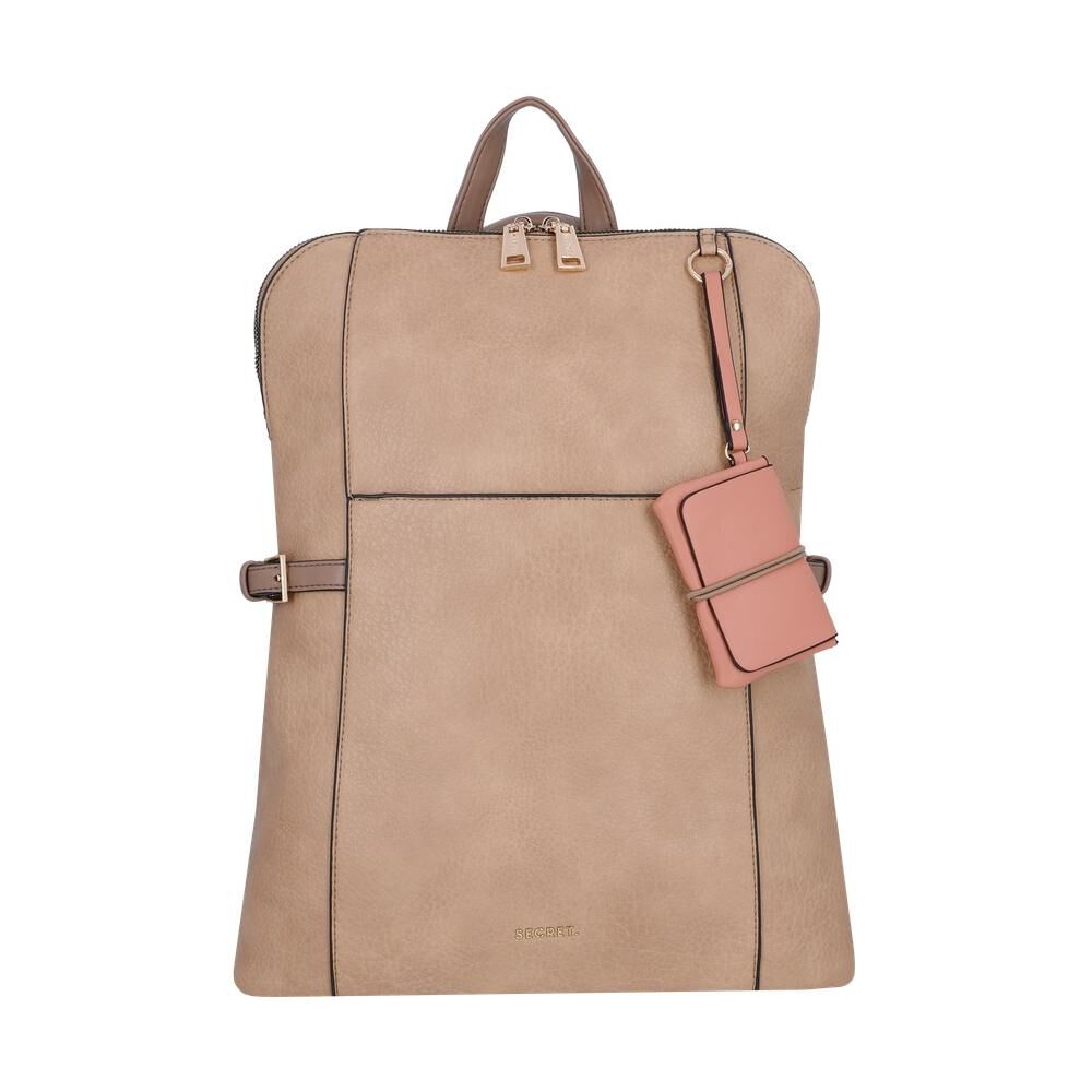 Mochila Notebook Secret Zamora St6 Beige 15" image number 0.0