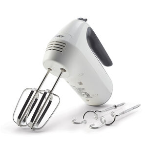 Batidora De Mano Oster Blanca 6 Velocidades Funcion Turbo Fpsthm3532