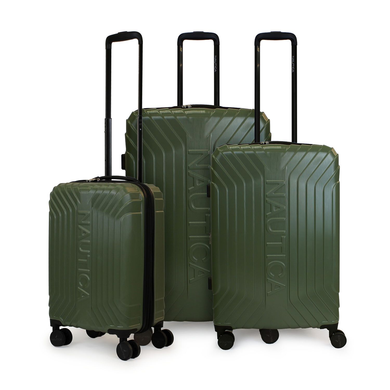 Set De 3 Maletas S+m+l Nautica San Blas Verde image number 0.0