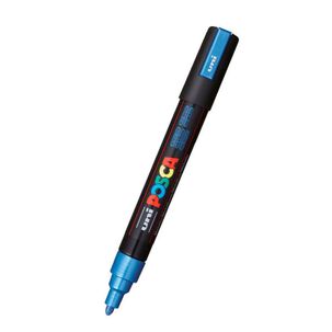 Marcador Acr&iacute;lico Azul Met&aacute;lico 5m Posca
