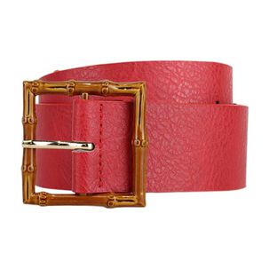 Cintur&oacute;n Mujer Taupo Rojo Carven