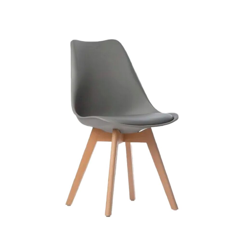 Pack 4 Sillas De Comedor Tulip Gris image number 6.0