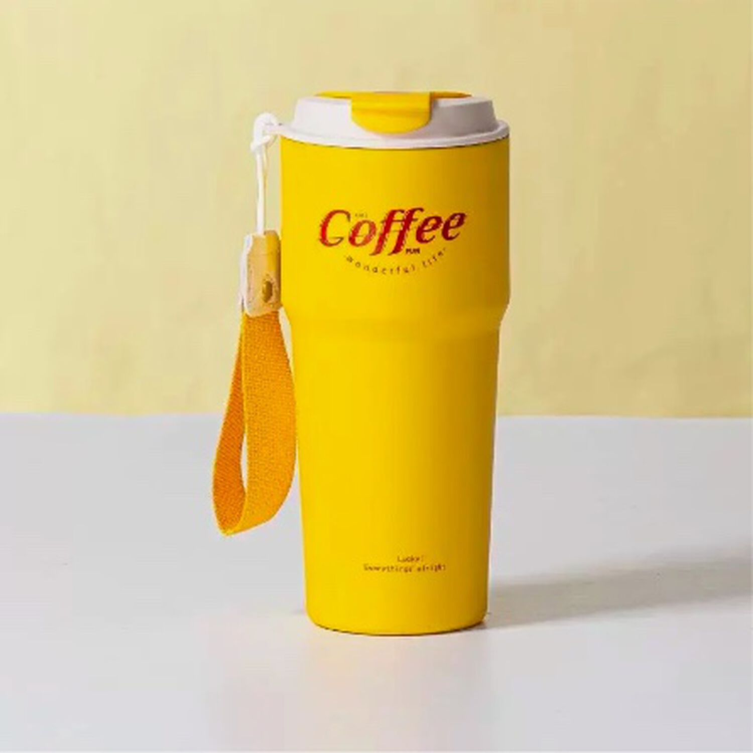 Termo Para Cafe Mug Amarillo image number 3.0