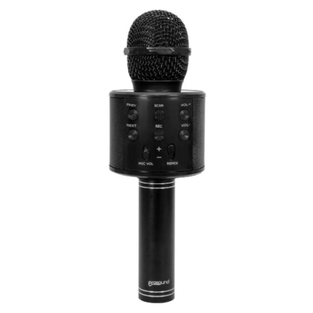 Microfono Karaoke Parlante Bluetooth Negro Prosound image number 0.0