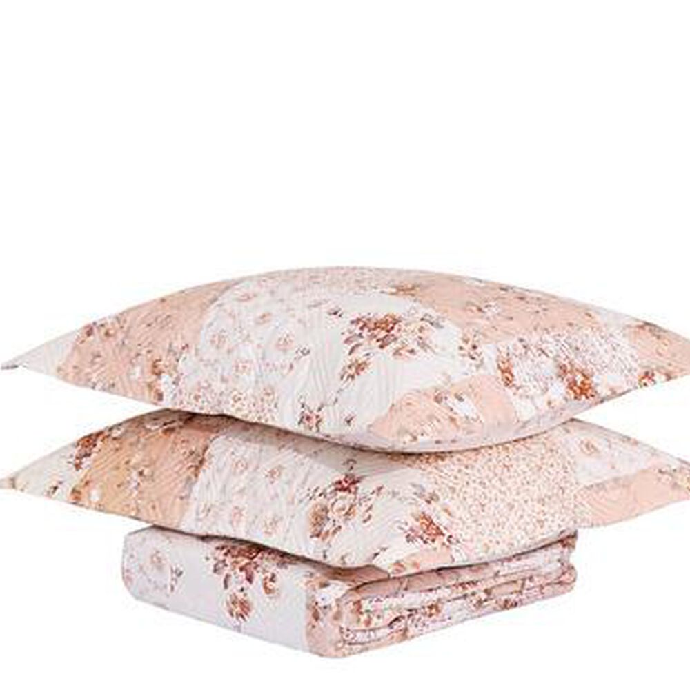 Quilt Andes Estampado Patchwork Beige 1.5 Plazas image number 2.0
