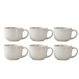 Mug Cer&aacute;mica Sonora Set De 6 530 Ml