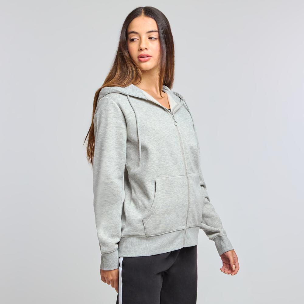 Polerón Full Zipper Cuello Redondo Con Capucha Mujer Freedom image number 2.0