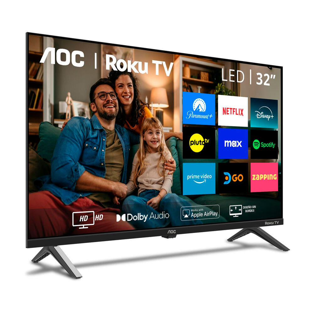 Smart Tv 32" Aoc Roku Tv Series 32s5045 Led Hd Wifi Hdmi Usb image number 3.0