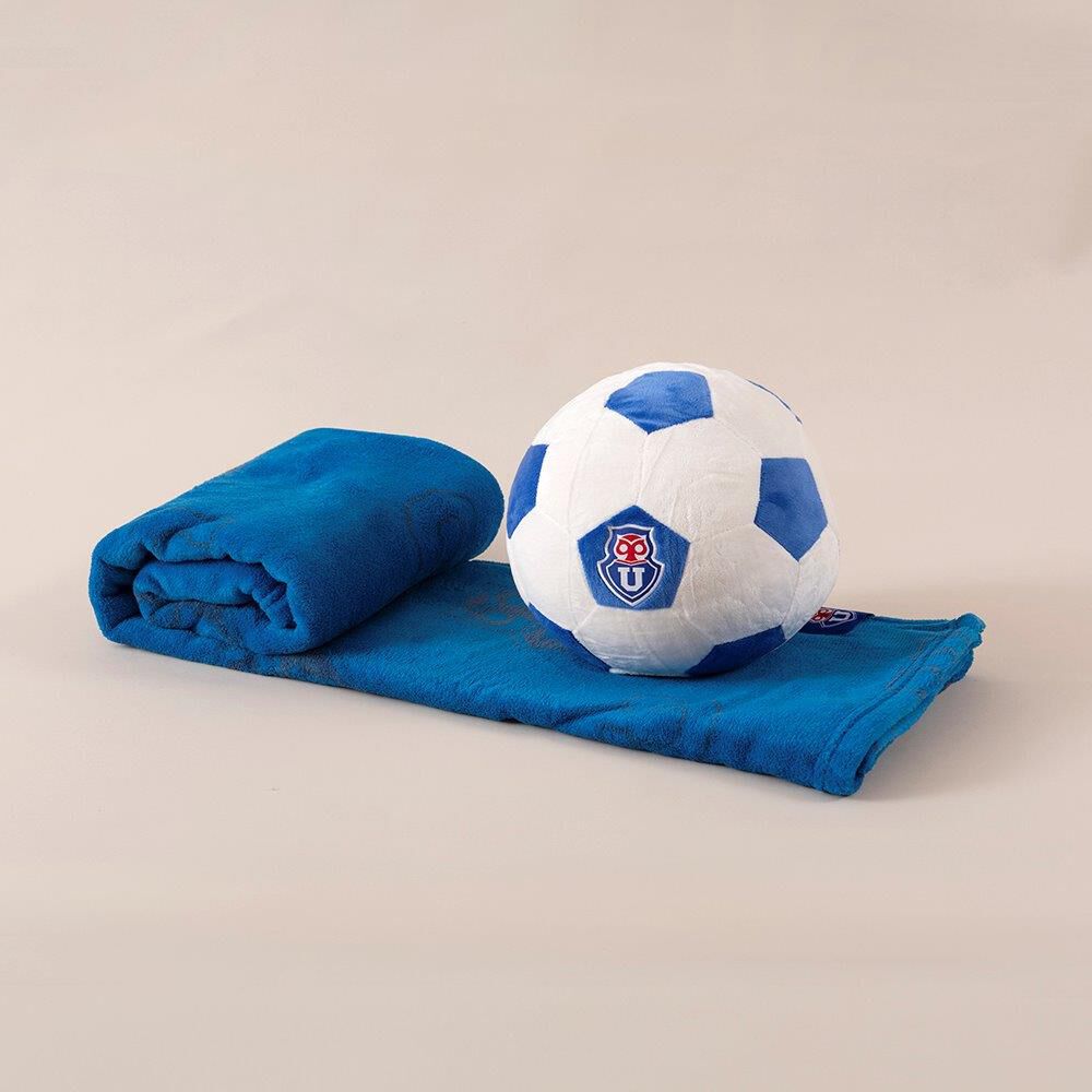 Set Regalable Manta + Cojin Pelota U De Chile image number 0.0