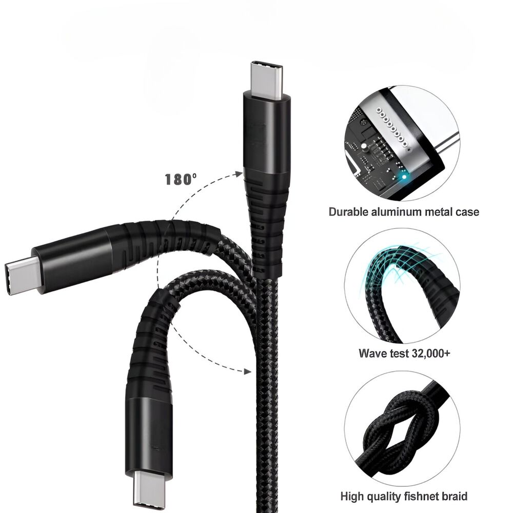 Cable De Datos Usb-c A Usb-c 2.5 Mt Premium Pd 60w image number 9.0