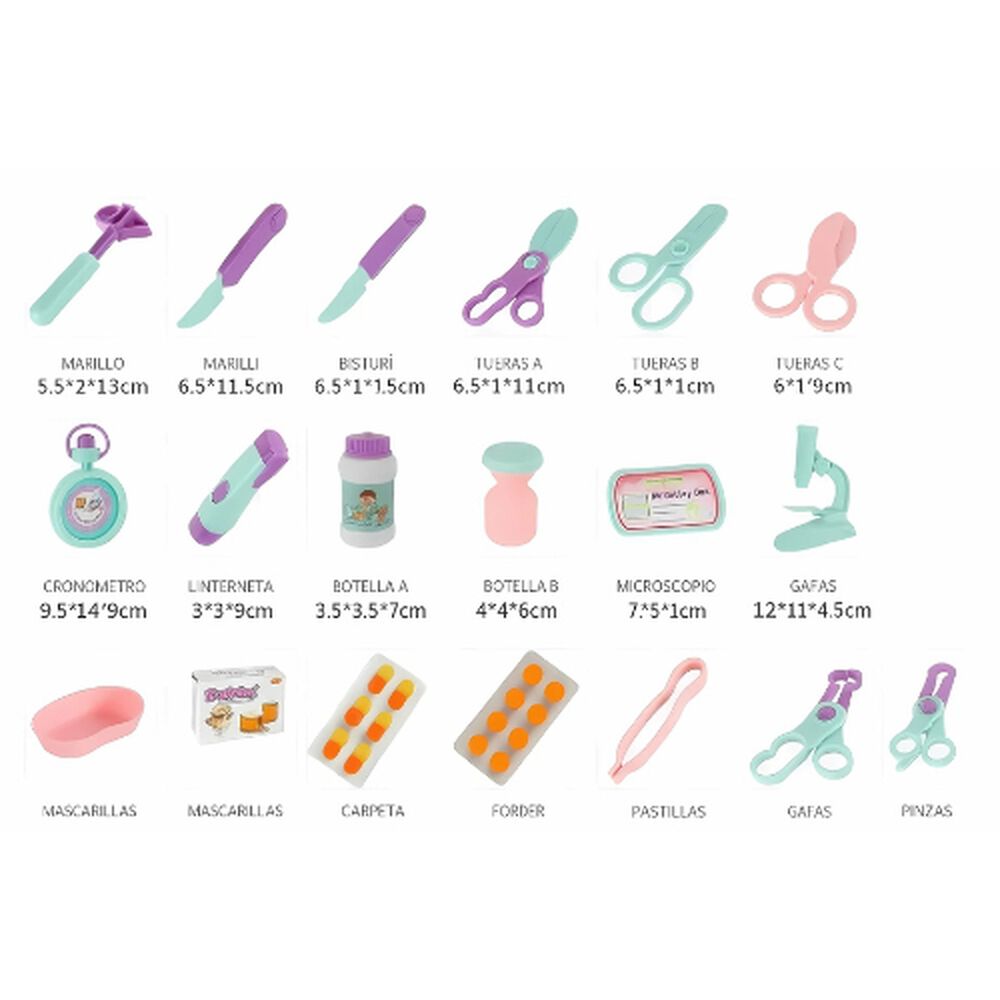 Set Juguetes Doctor Médico Rol Infantil Niños Con Luz image number 6.0