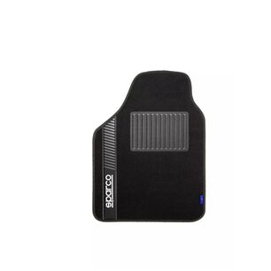 Set 4 Piezas Alfombras Piso Automovil Negro Sparco Ergonomicas