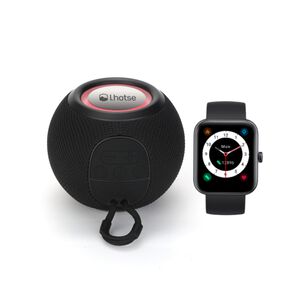 Pack Black Smartwatch Live 206 + Parlante Bluetooth Bounce