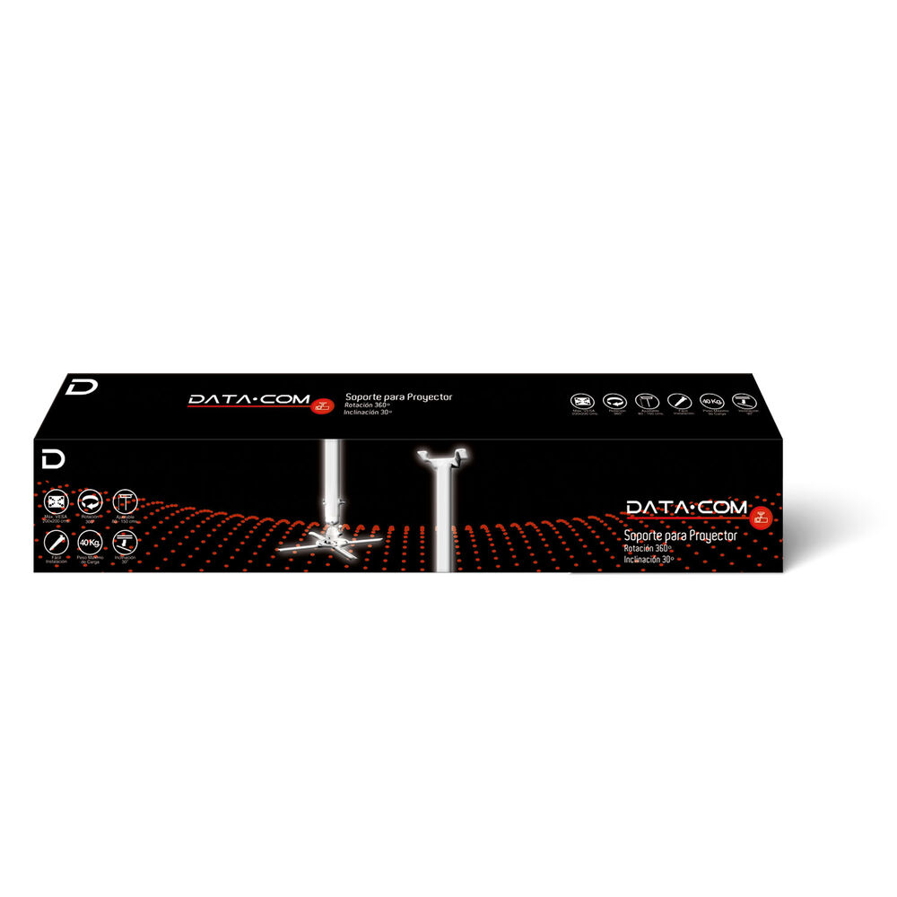Soporte Proyector 15 Kg Max Rot. 360 Datacom Pronobel image number 0.0
