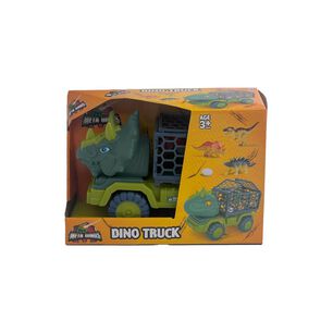Meta Dino Camion Grande Con Dinosaurios Ass