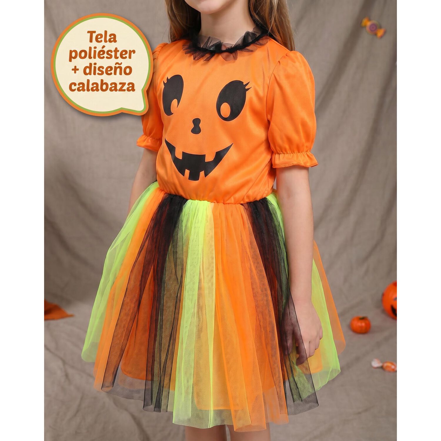 Disfraz Cosplay Princesa Calabaza image number 2.0