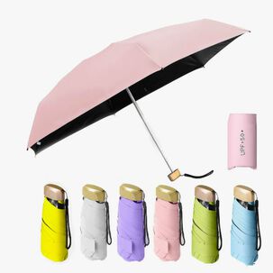 Mini Paraguas Plegable Rosa