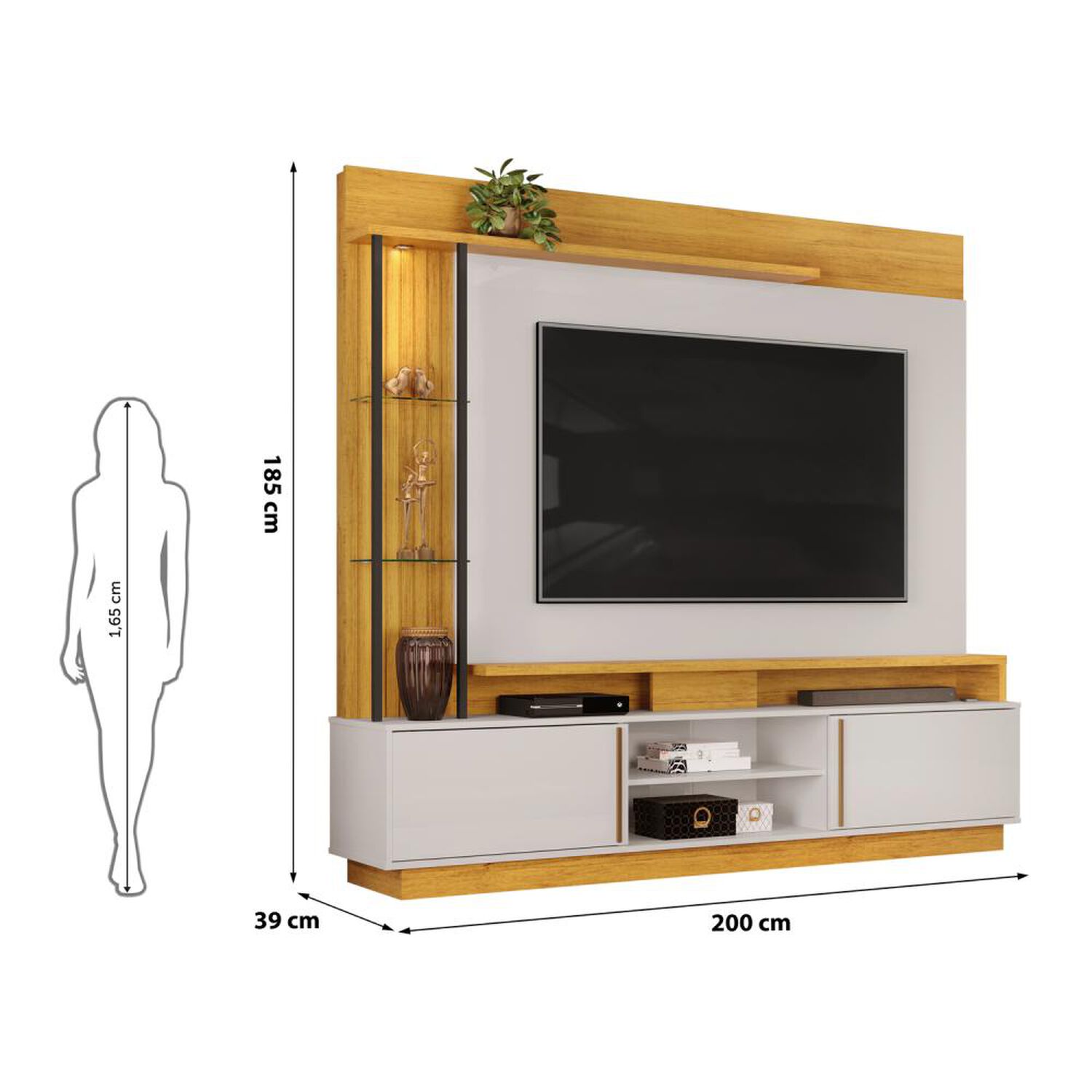 Rack Di Poretti Design Home Martino / 2 Puertas image number 2.0