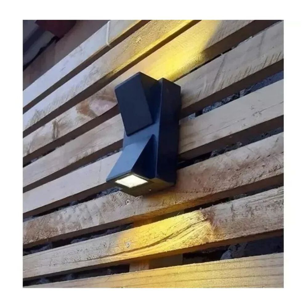Pack X2 Aplique Pared Muro Luz Led Doble Bidireccional 6w image number 1.0